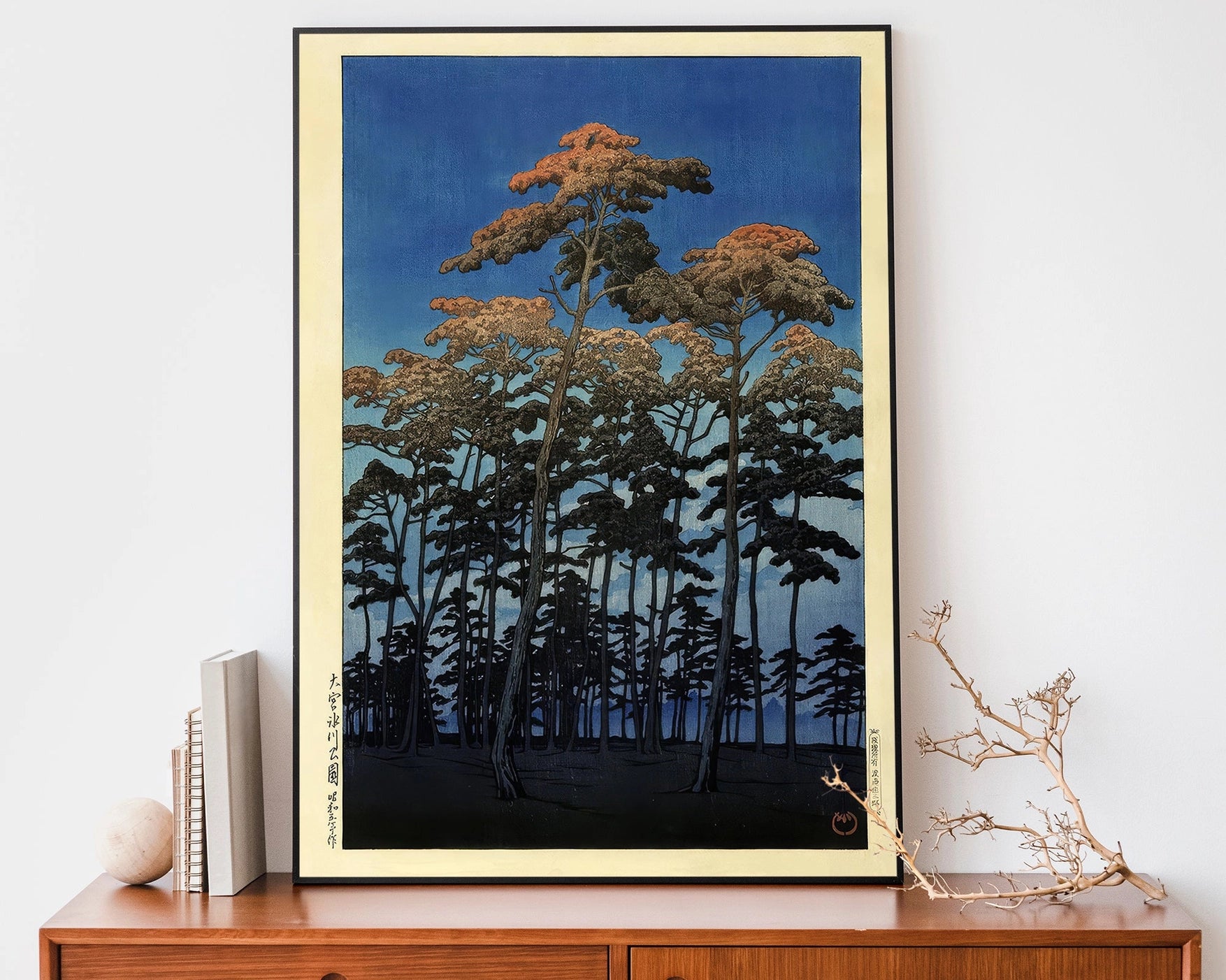 Japanese Forest Wall Art Print