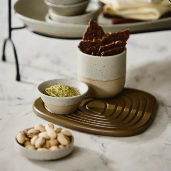 6 Stone Plate Tapas Serving Tray - stoneandbeige