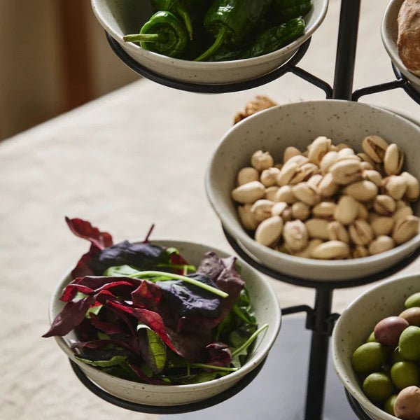 6 Stone Plate Tapas Serving Tray - stoneandbeige