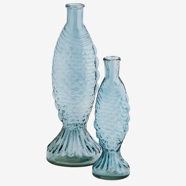 Blue Fish Tall Vase - stoneandbeige
