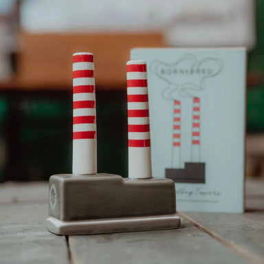 BORN & BRED Poolbeg Towers Incense Burner - stoneandbeige