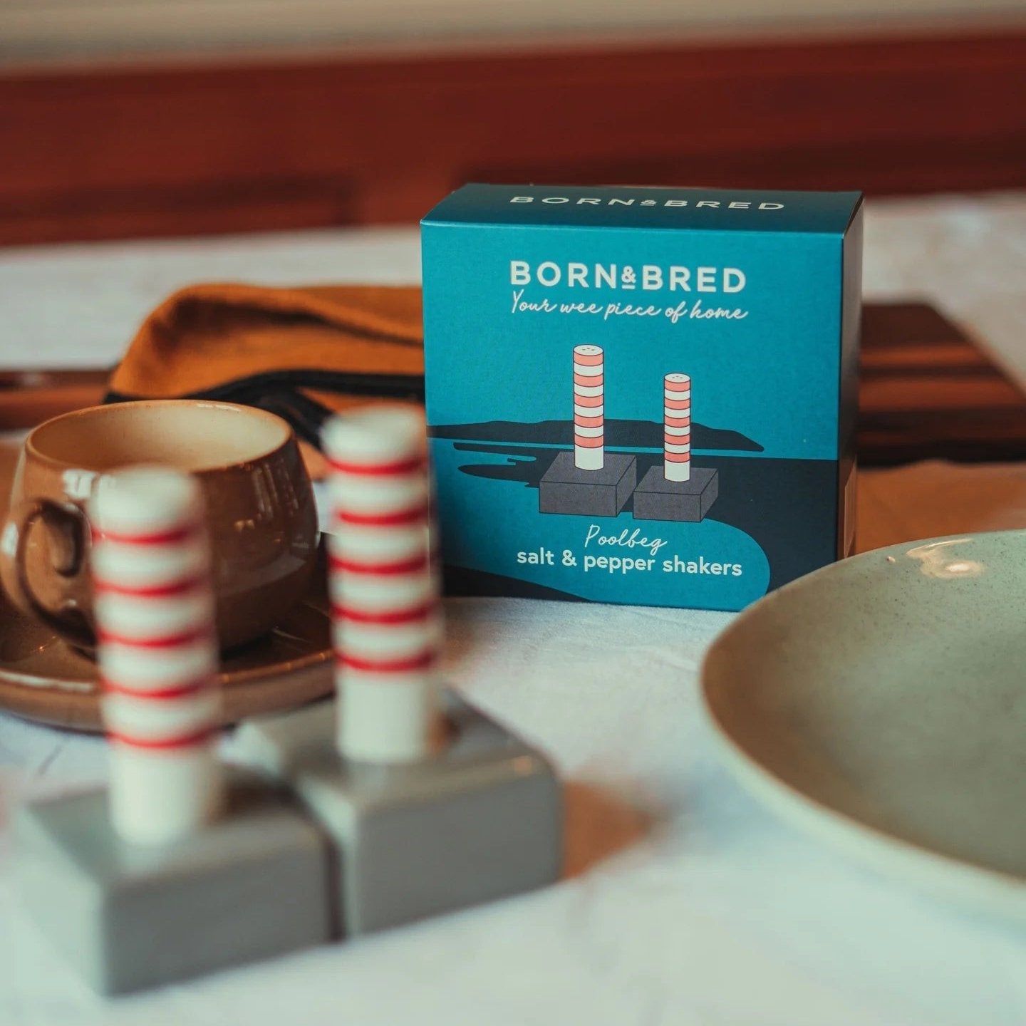 BORN & BRED Poolbeg Towers Salt & Pepper Shakers - stoneandbeige