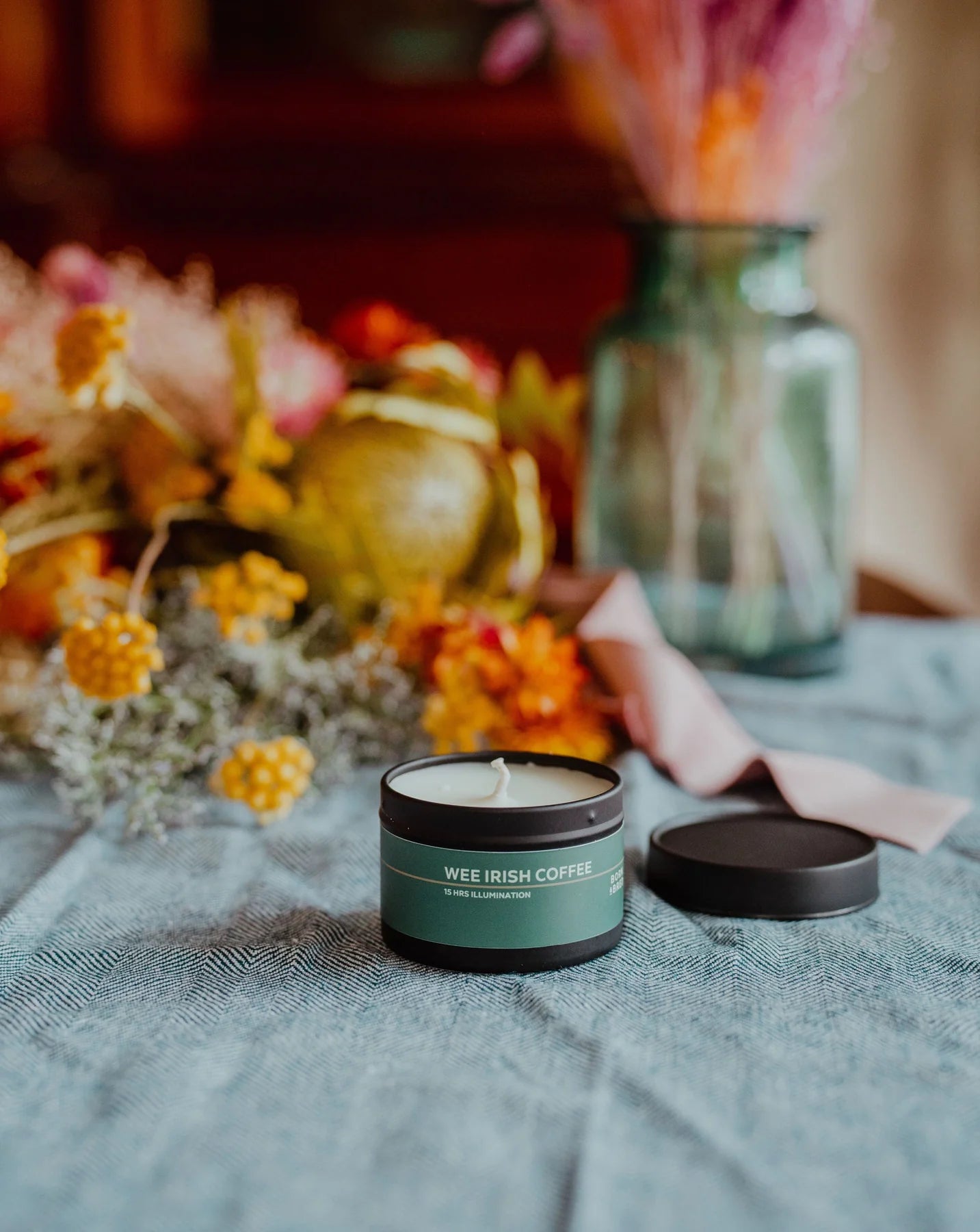 BORN & BRED - Wee Irish Coffee Tin Candle - stoneandbeige