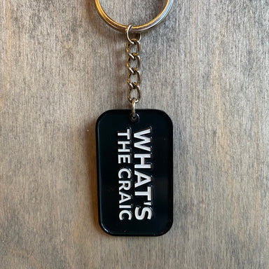 BORN & BRED Whats The Craic Key Ring - stoneandbeige