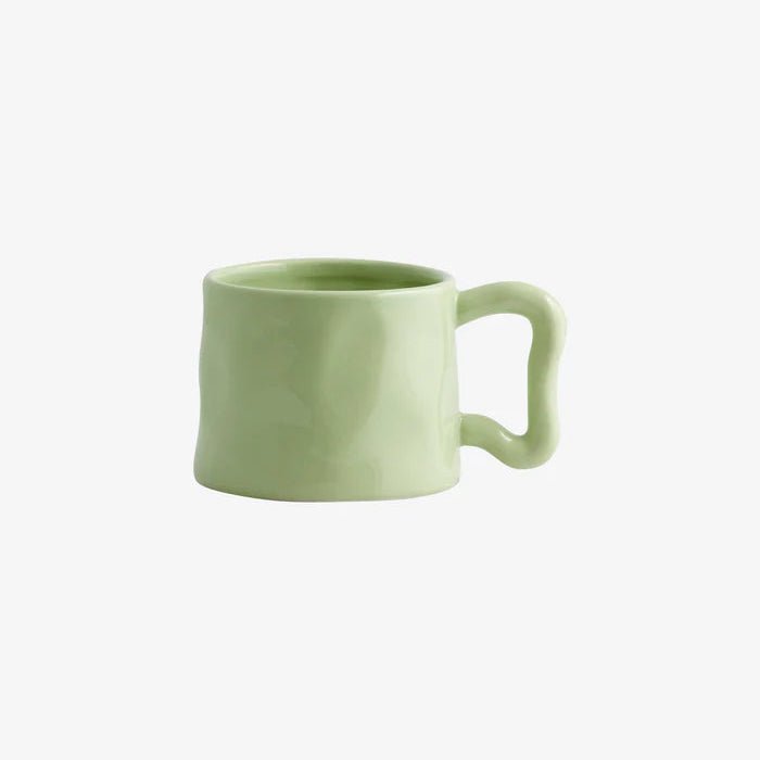 Bright Green Shaped Mug - stoneandbeige