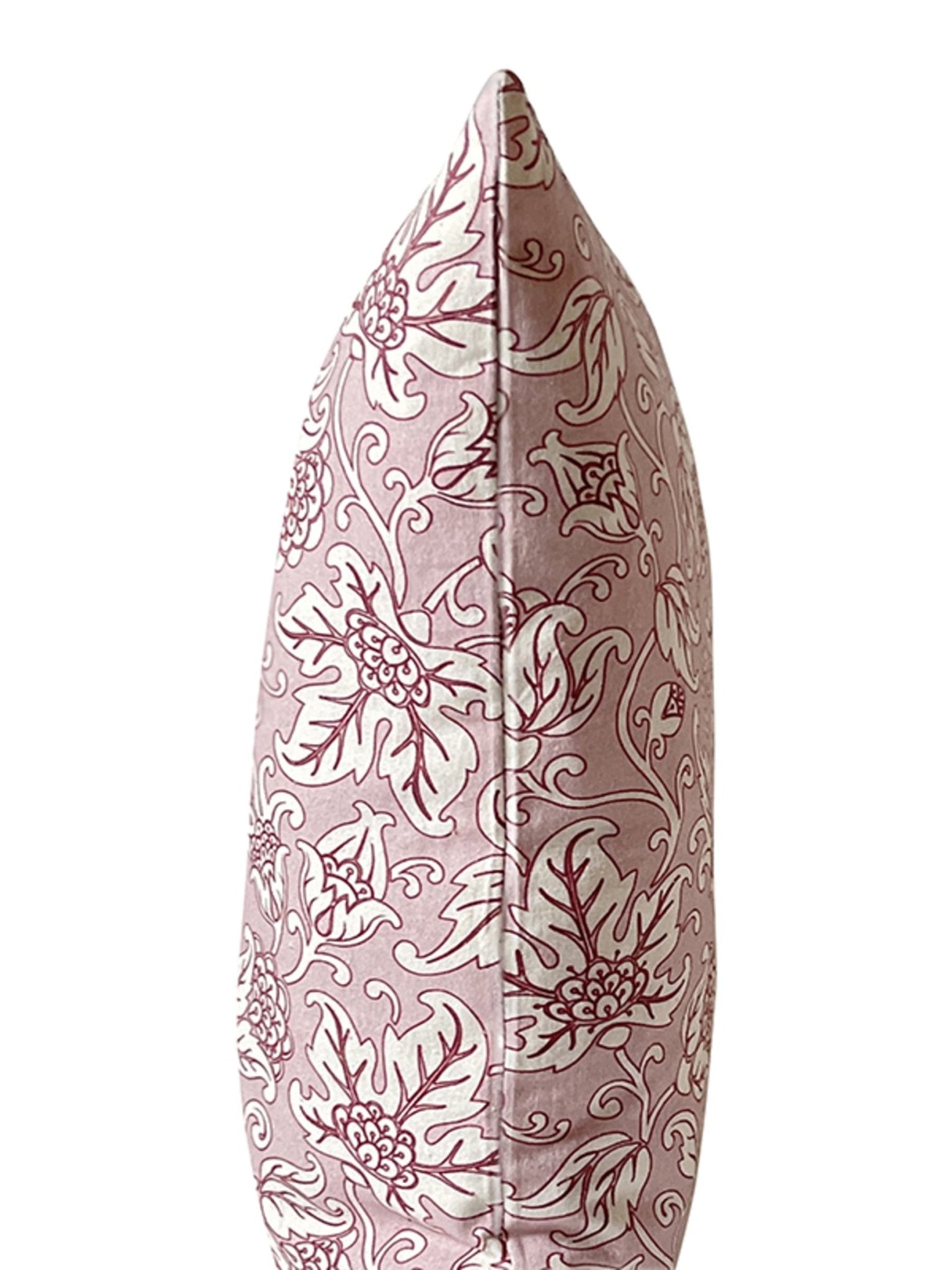 Cotton Baby Pink Paisley Cushion - stoneandbeige