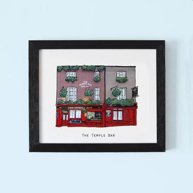 COWFIELD DESIGNS Illustrated The Temple Bar - stoneandbeige