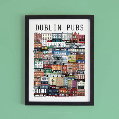 COWFIELD Illustrated Dublin Pubs - stoneandbeige