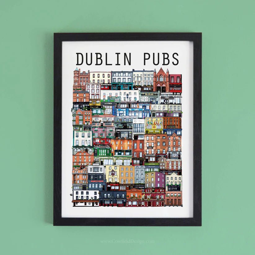 COWFIELD Illustrated Dublin Pubs - stoneandbeige