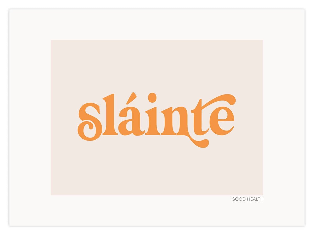 DUSTY BOY PRINT Sláinte - stoneandbeige