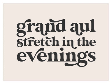 DUSY BOY PRINTS "Grand Aul Stretch" - stoneandbeige
