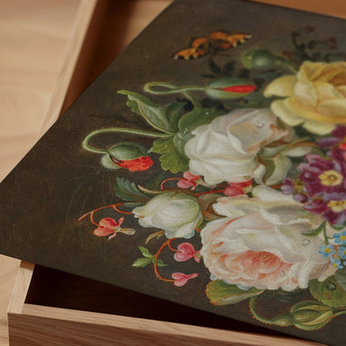 Flowers By Christian Juel MöLlback Still Life Painting - stoneandbeige