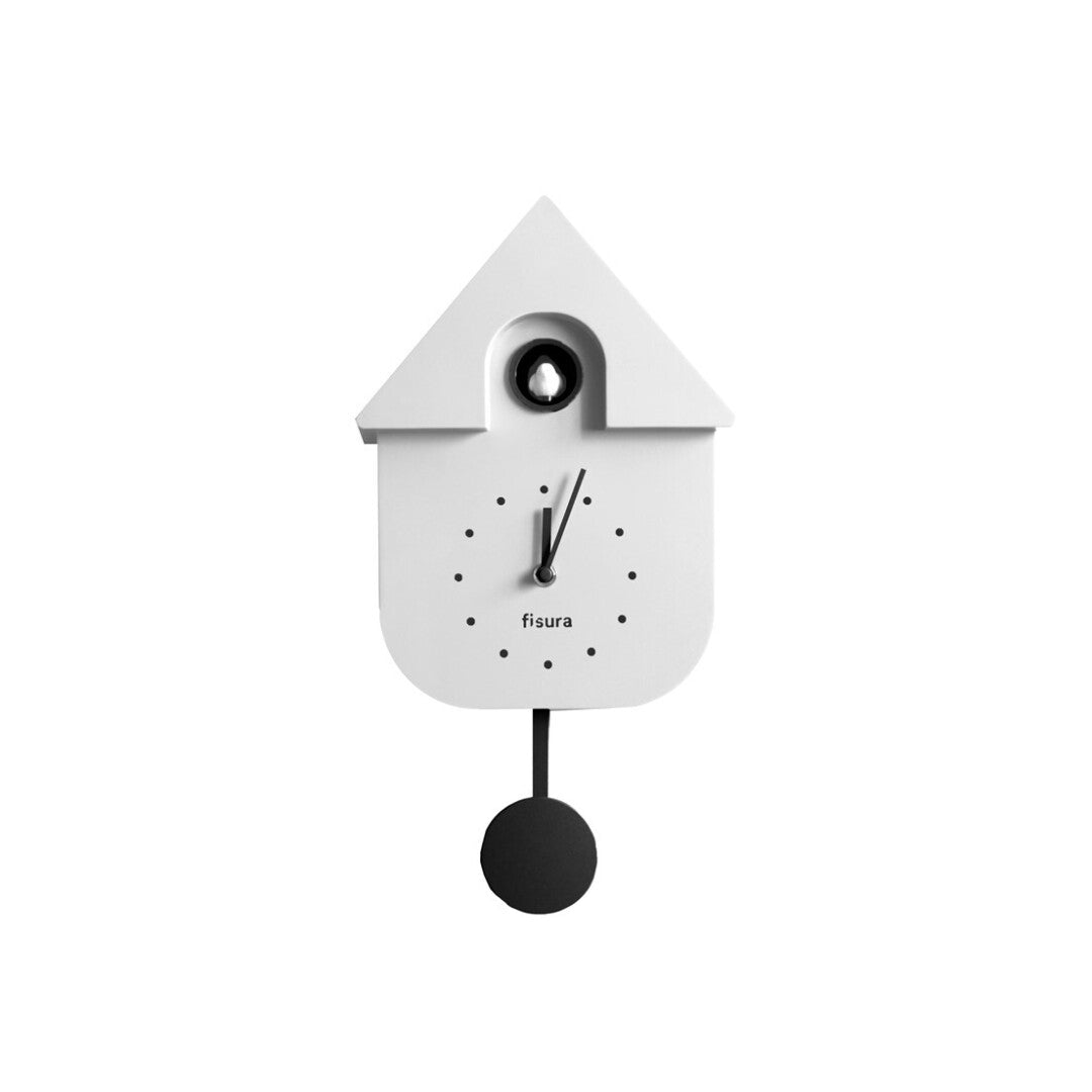 Grey + Black Tone Cuckoo Clock - stoneandbeige
