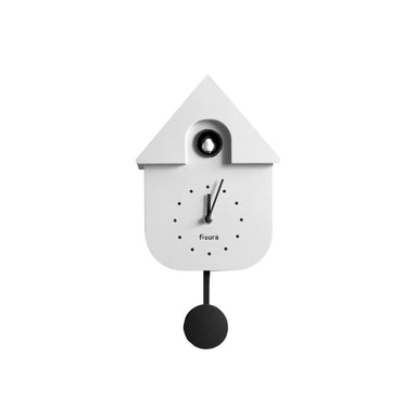 Grey + Black Tone Cuckoo Clock - stoneandbeige