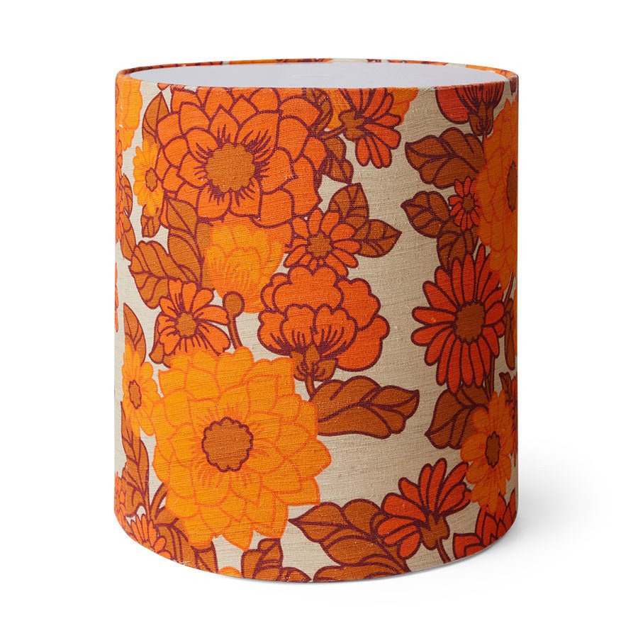 Retro Petal Lamp Shade by HKLIVING Lighting - stoneandbeige #Bright Orange# #Lamp Shade For A Lamp Base#