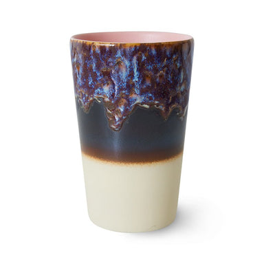 HKLIVING Blue/Pink Tie Dye Tea Mug - stoneandbeige