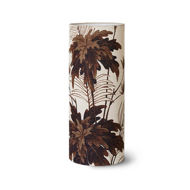 Brown Flower Cylinder Lamp Shade by HKLIVING - stoneandbeige #Tall Lamp Shade For Lamp Base#