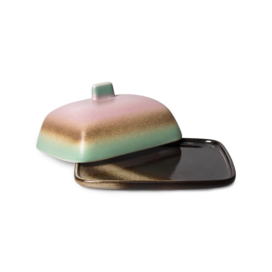 HKLIVING Butter Dish - stoneandbeige