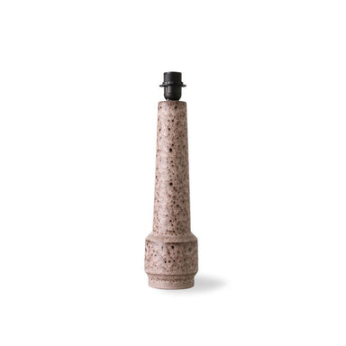 HKLIVING Charcoal/Pink Retro Stoneware Lamp Base - stoneandbeige