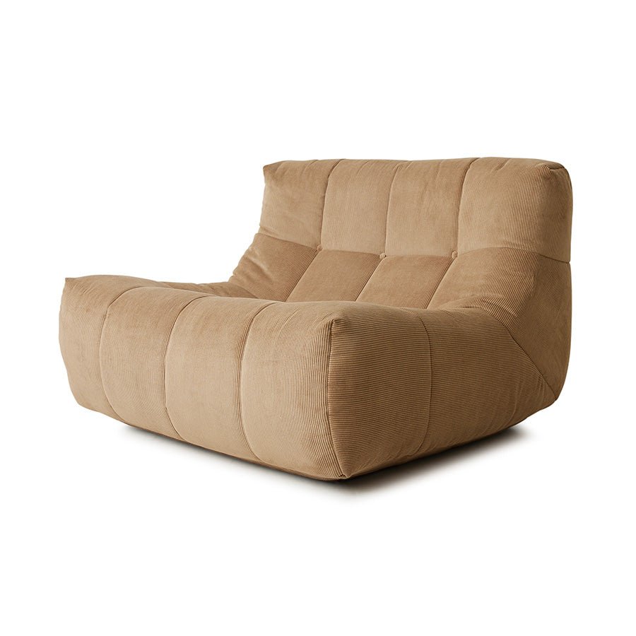 HKLIVING Lazy Lounge Chair - stoneandbeige
