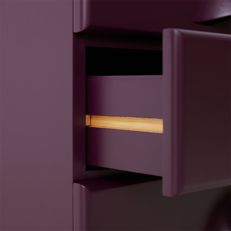 HKLIVING: Mulberry 3 Drawer Bed side Chest - stoneandbeige