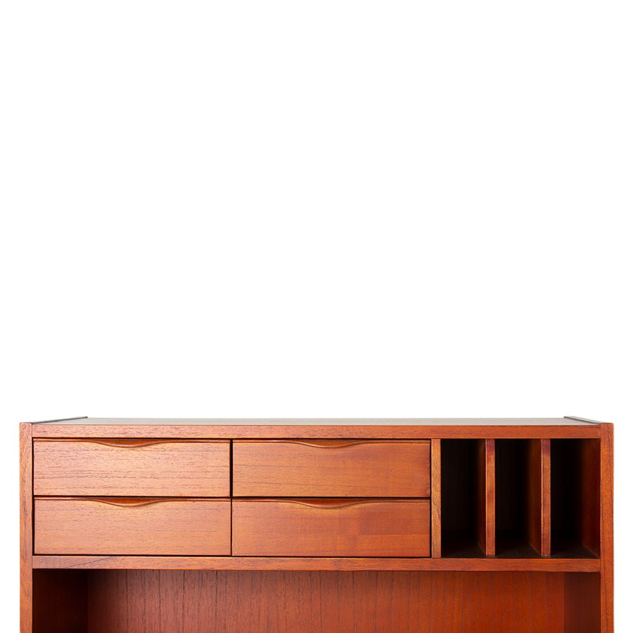 HKLIVING: Wooden Secretary Cabinet - stoneandbeige