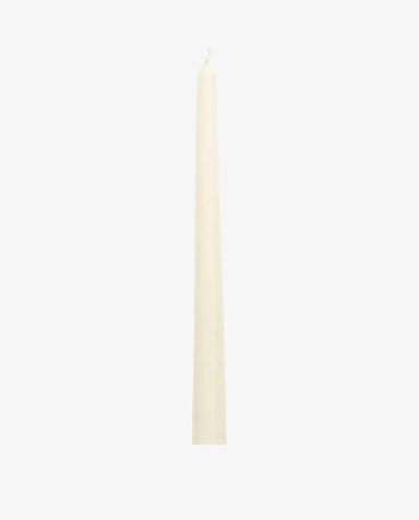 Ivory Cream Tall Dinner Candle - stoneandbeige