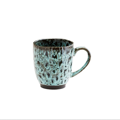 Light Petrol Blue Tone Stoneware Tall Mug - stoneandbeige