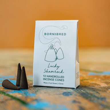 Lucky Shamrock Incense Cones BY BORN&BRED - stoneandbeige