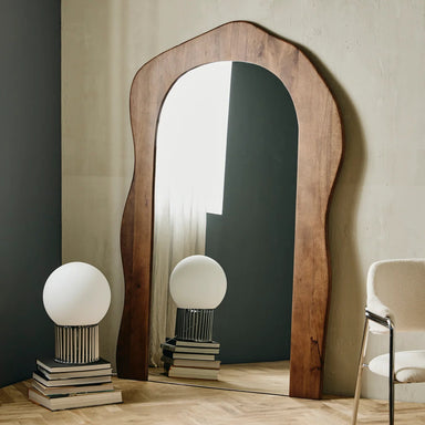 Mango Wood Floor Mirror - stoneandbeige