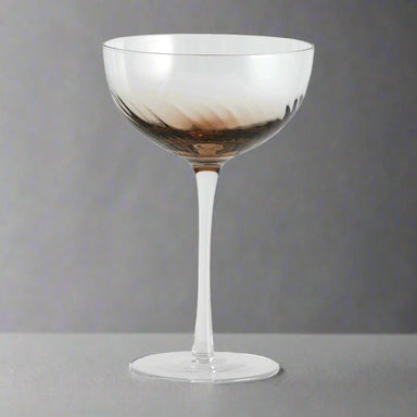 Set of 2 Brown Cocktail Glasses - stoneandbeige