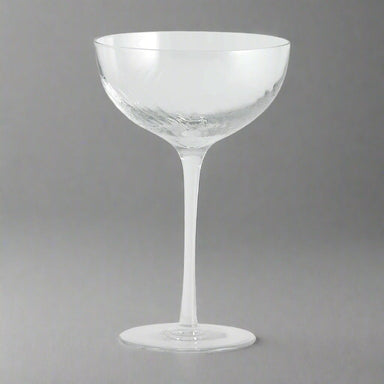 Set of 2 Clear Pattern Cocktail Glass - stoneandbeige