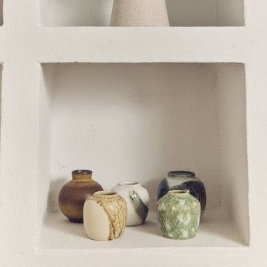 Set Of 4 HKLIVING 70s Ceramics Vase - stoneandbeige