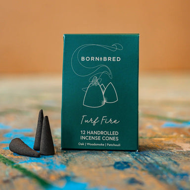 Turf Fires Incense Cones BY BORN&BRED - stoneandbeige