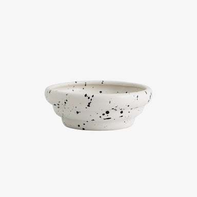 White/Brown Organic shape Bowl - stoneandbeige