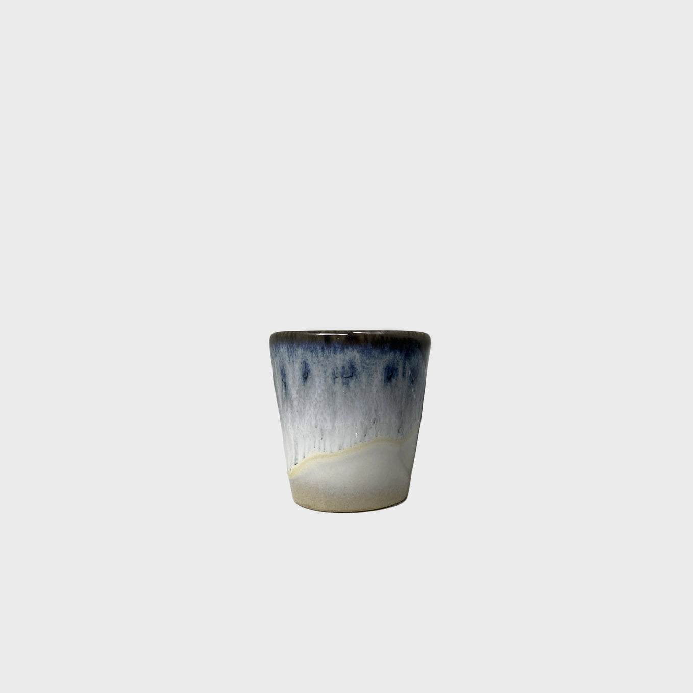 Small Blue/Beige tone Latte Coffee Cup