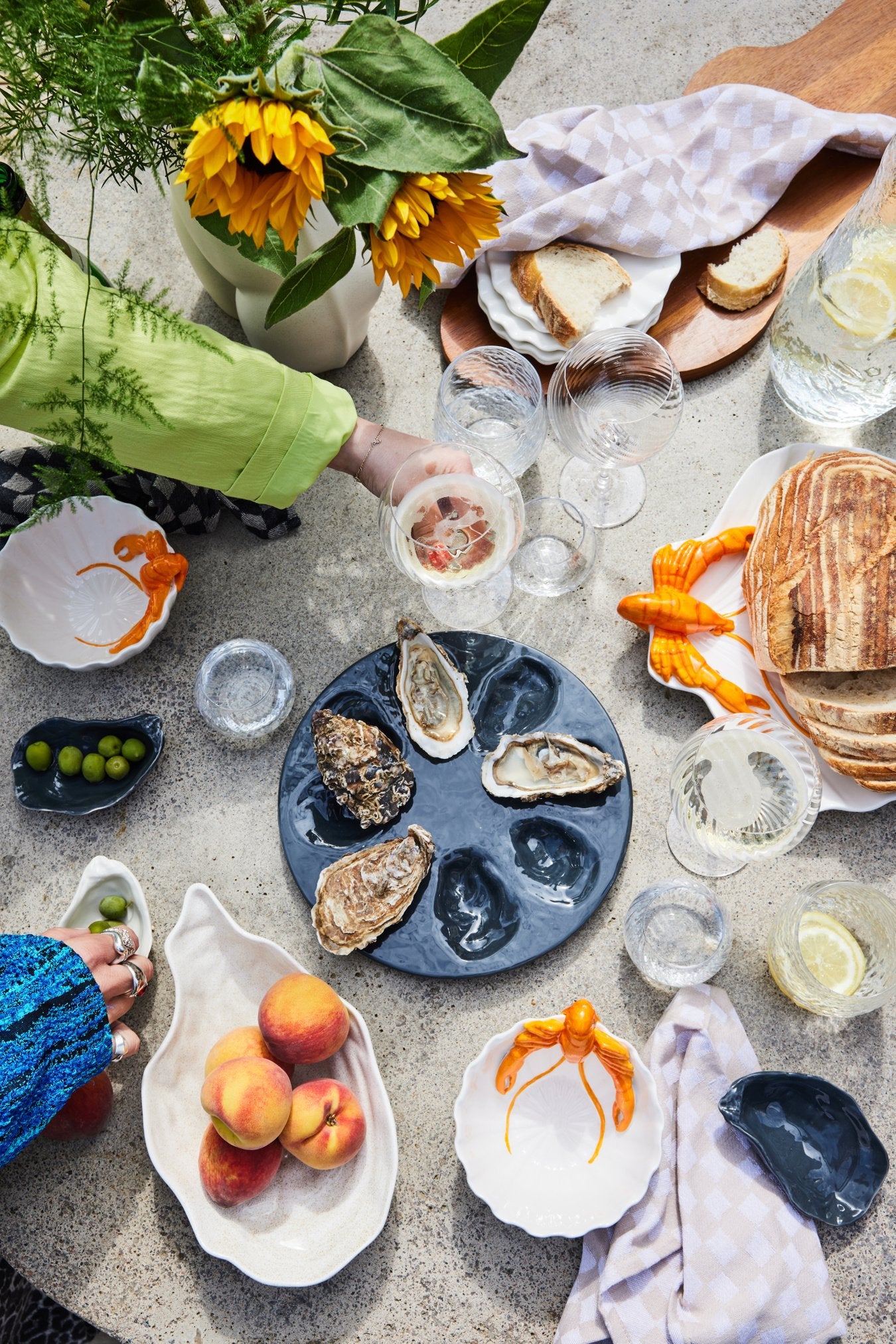 Lobsti Shell Serving Platter