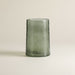 2 Green Tall Hammered Drink Glasses - stoneandbeige