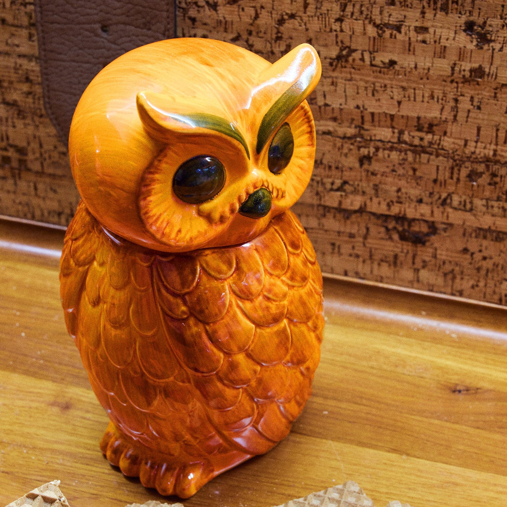 HKLIVING Ceramic Owl Jar