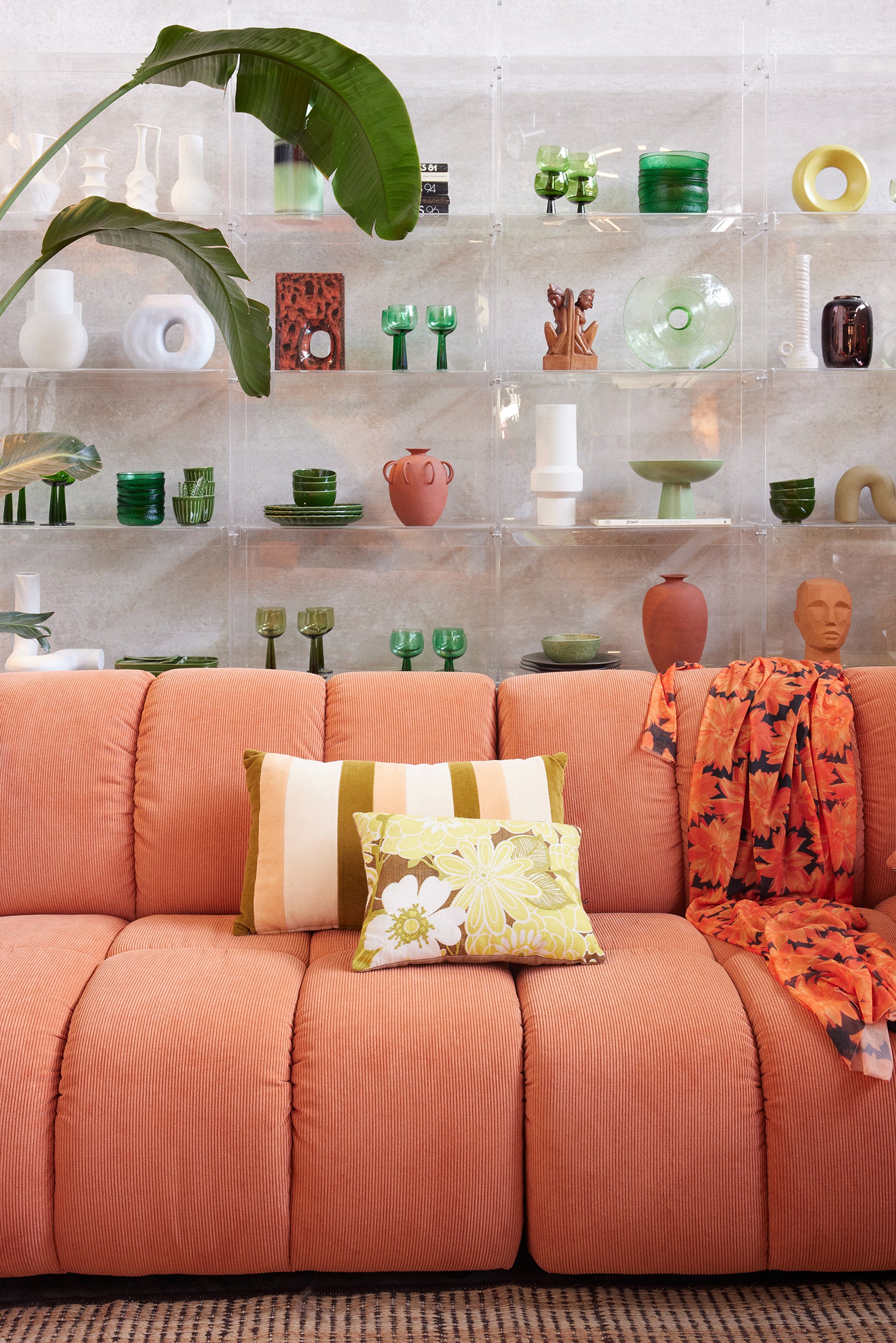 HKLIVING  Daisy Stitched Cushion