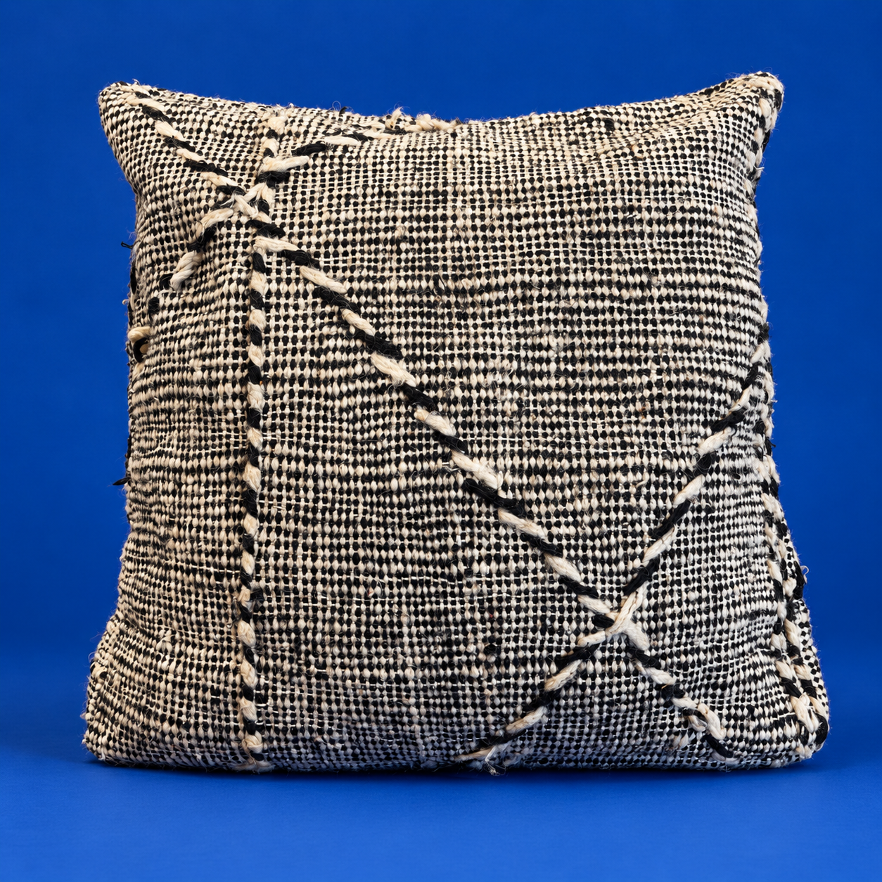 Recycled Handwoven Moroccan Rug Cushion