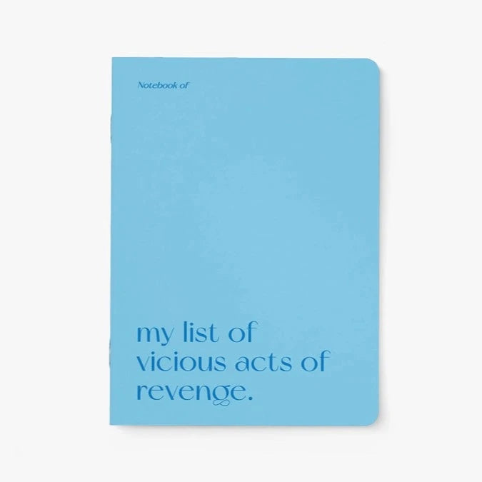 My List of Vicious Acts Note Book