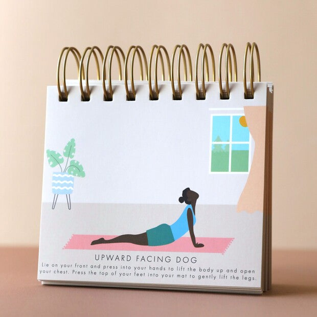 50 Daily Yoga Poses Flip Book