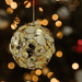 70s Retro Fan Gold Bauble - stoneandbeige