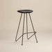 Set of 2 Minimalist Iron Bar Stools