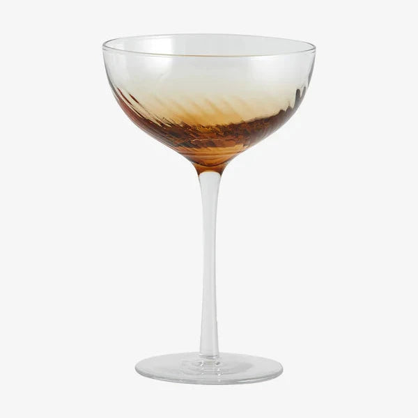 Handmade Amber Long Cocktail