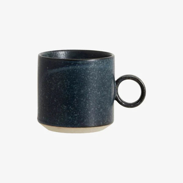 Navy  Stoneware Mug