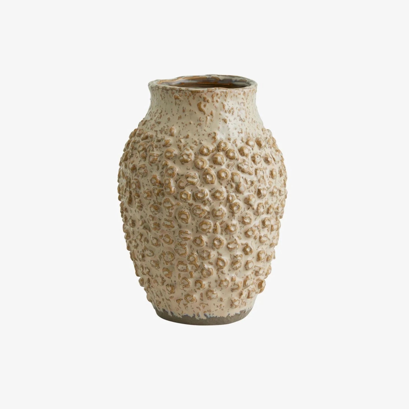 Norman Beige Ceramic Vase