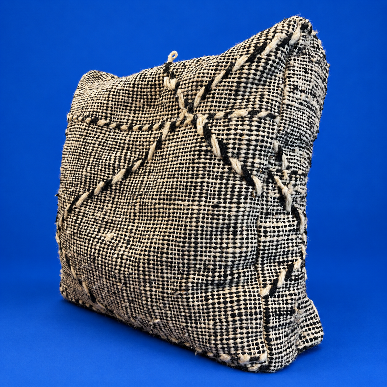 Recycled Handwoven Moroccan Rug Cushion