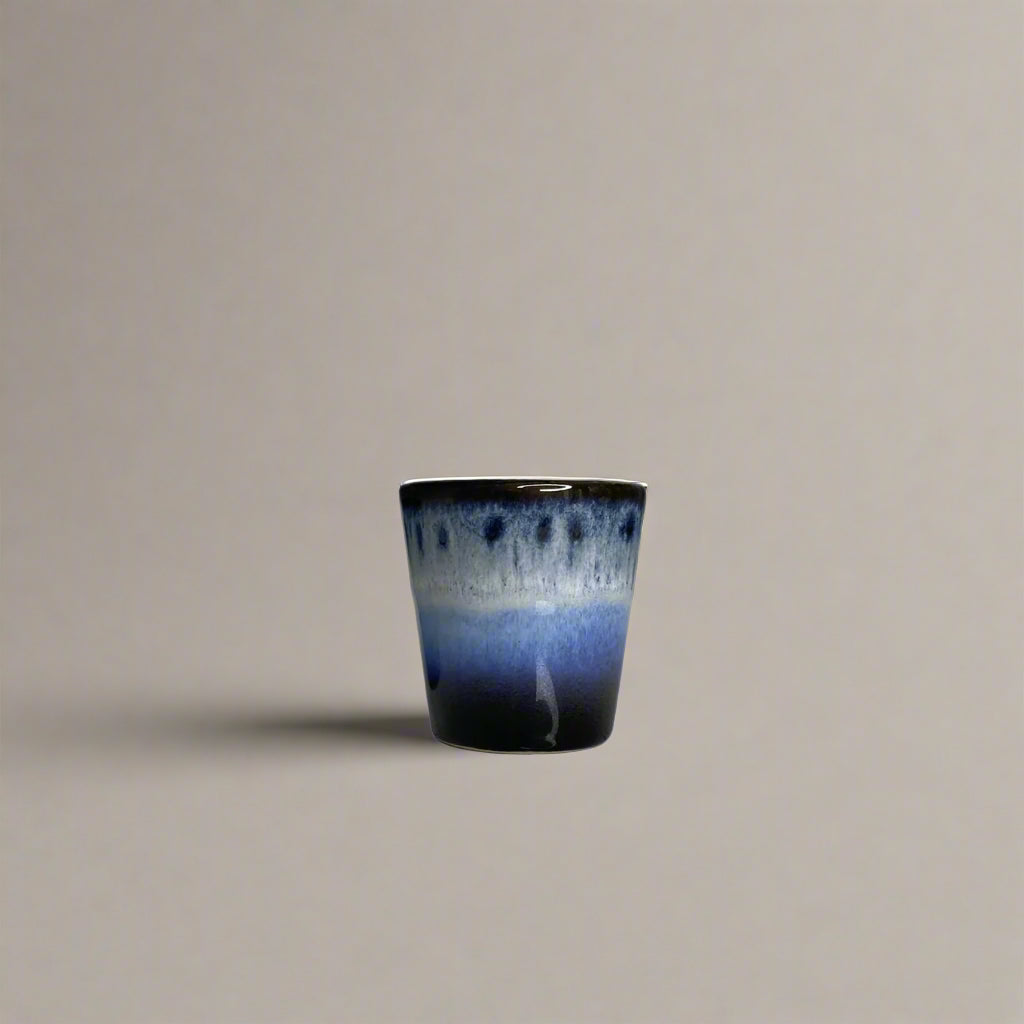 Small Blue tone Latte Coffee Cup